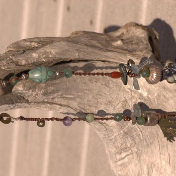 From the "Asian Autumn" collection displayed on driftwood.