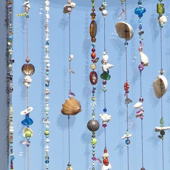 Neckware hanging curtain.